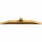 Ekena Millwork Portland Rough Sawn Timber Gable Bracket, Western Red Cedar, 72"W x 12"H x 4"D x 6"F, 4/12 Pitch GBW072X12X0406POR00RWR - alternate 2